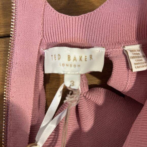 Ted Baker Pink Scalloped Blouse - Picture 6 of 10